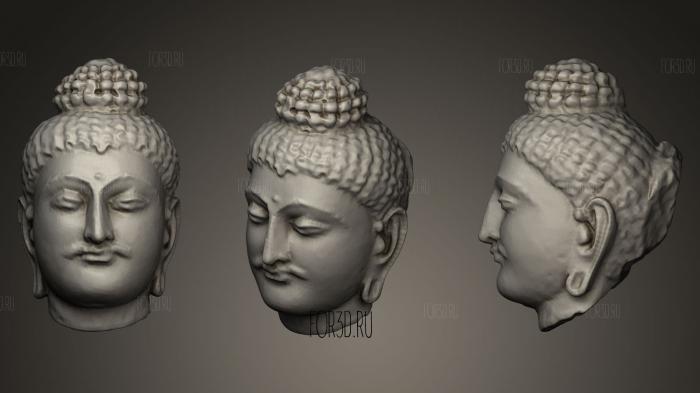 Голова Будды 3d stl модель для ЧПУ